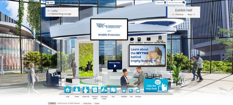 Expo Online virtual booth